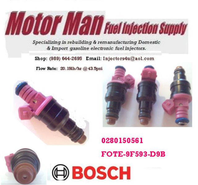 New Bosch Fuel Injector 0280150561